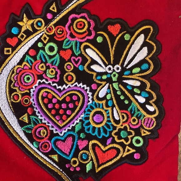 Vtg Bob Mackie Wearable Art Jacket size L - Picture 6 of 6